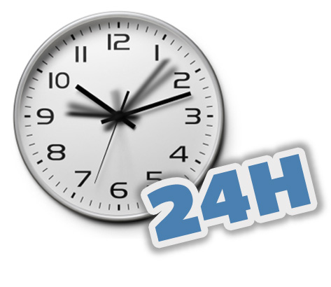 Rezervation possible around the clock